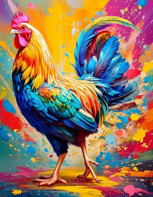 Wellington The Cockerel Art Canvas